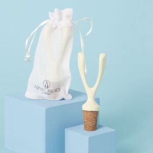 NIB Wishbone Wine Bottle Stopper - Nima Oberoi Lunares